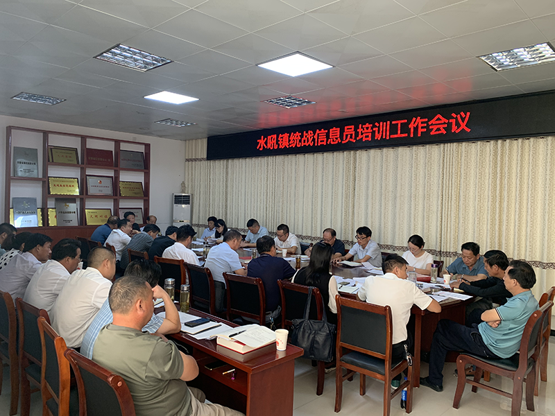水吼镇召开统战信息员工作培训会议(图1)